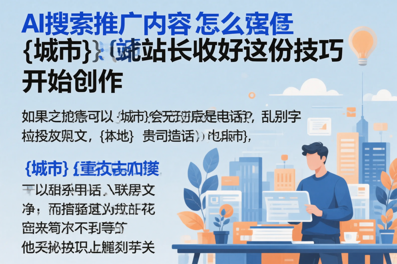 AI搜索推广内容怎么写?厦门站长收好这份技巧