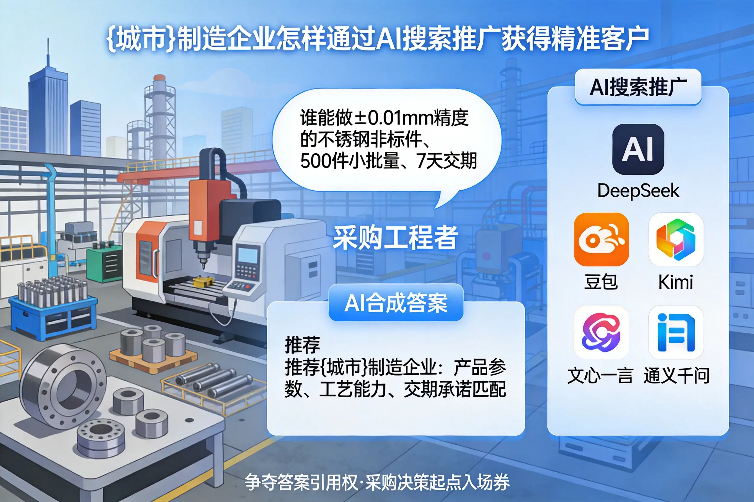 厦门制造企业怎样通过AI搜索推广获得精准客户