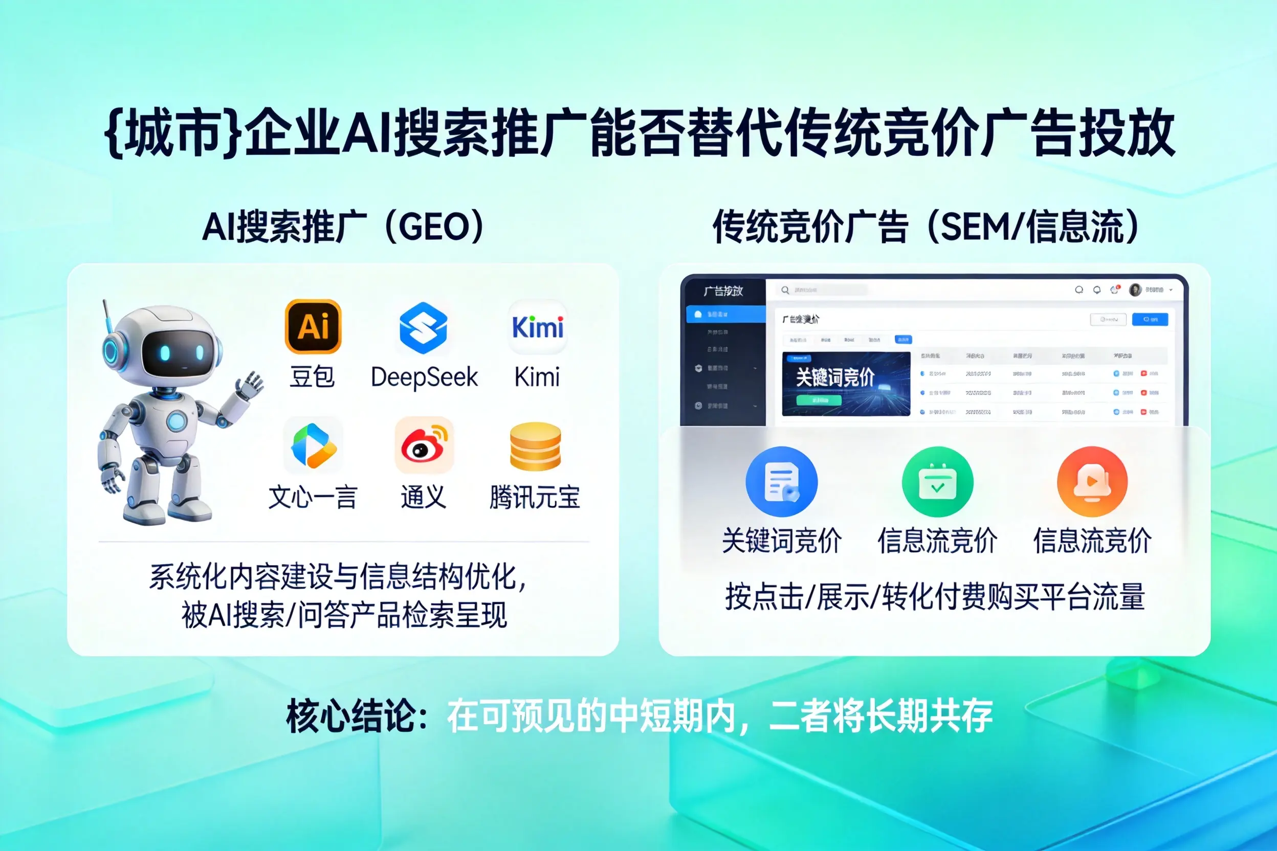 厦门企业AI搜索推广能否替代传统竞价广告投放