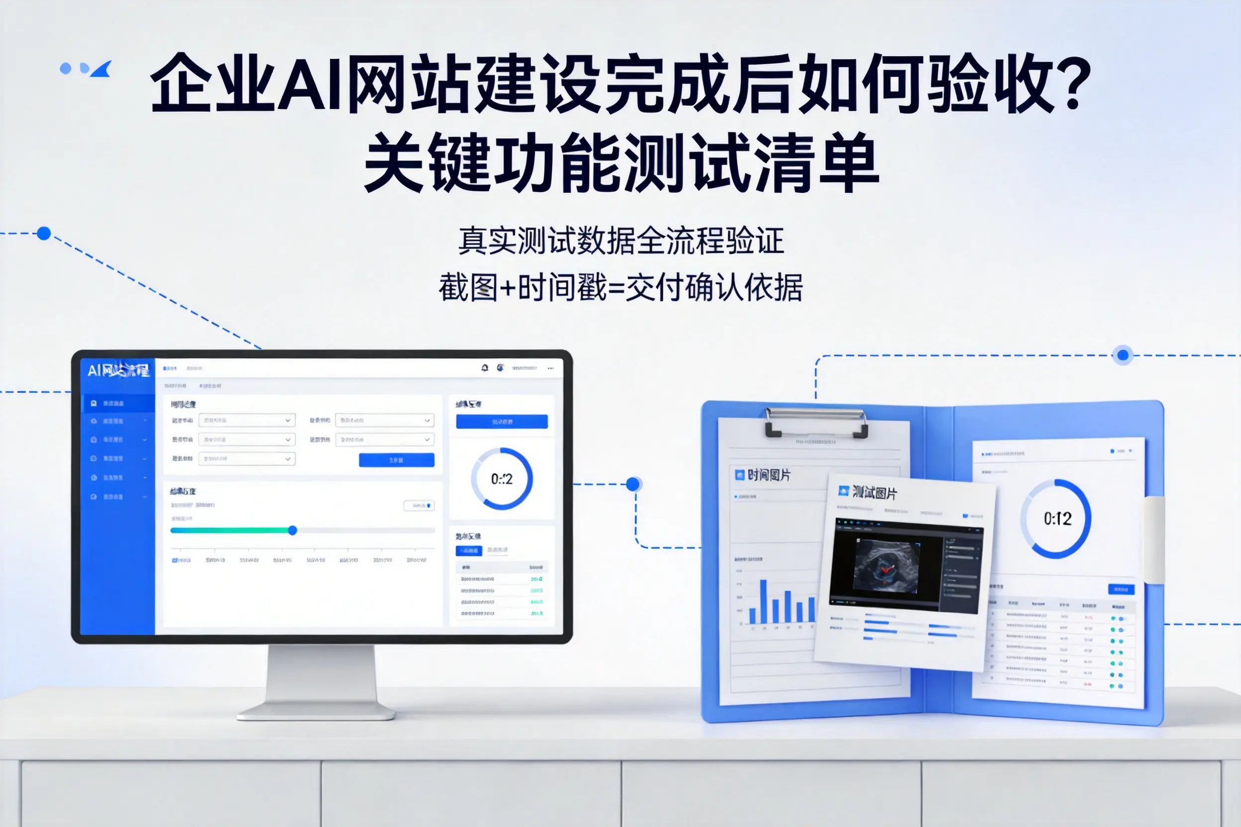 厦门企业AI网站建设完成后如何验收?关键功能测试清单