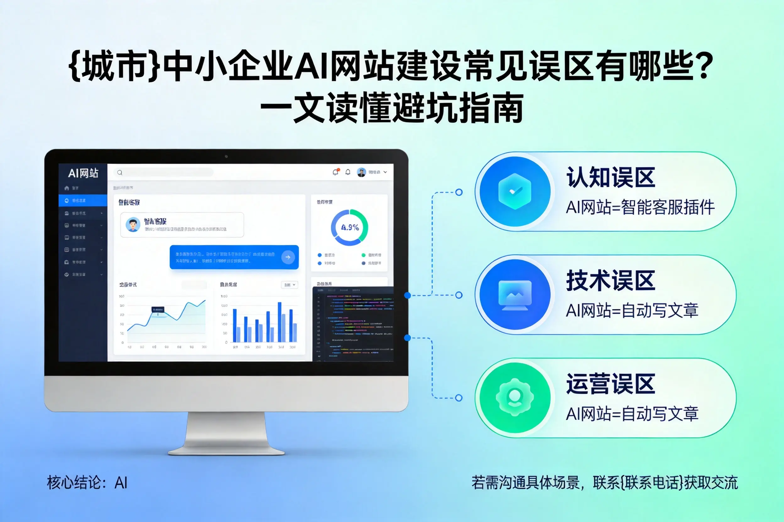 厦门中小企业AI网站建设常见误区有哪些?一文读懂避坑指南