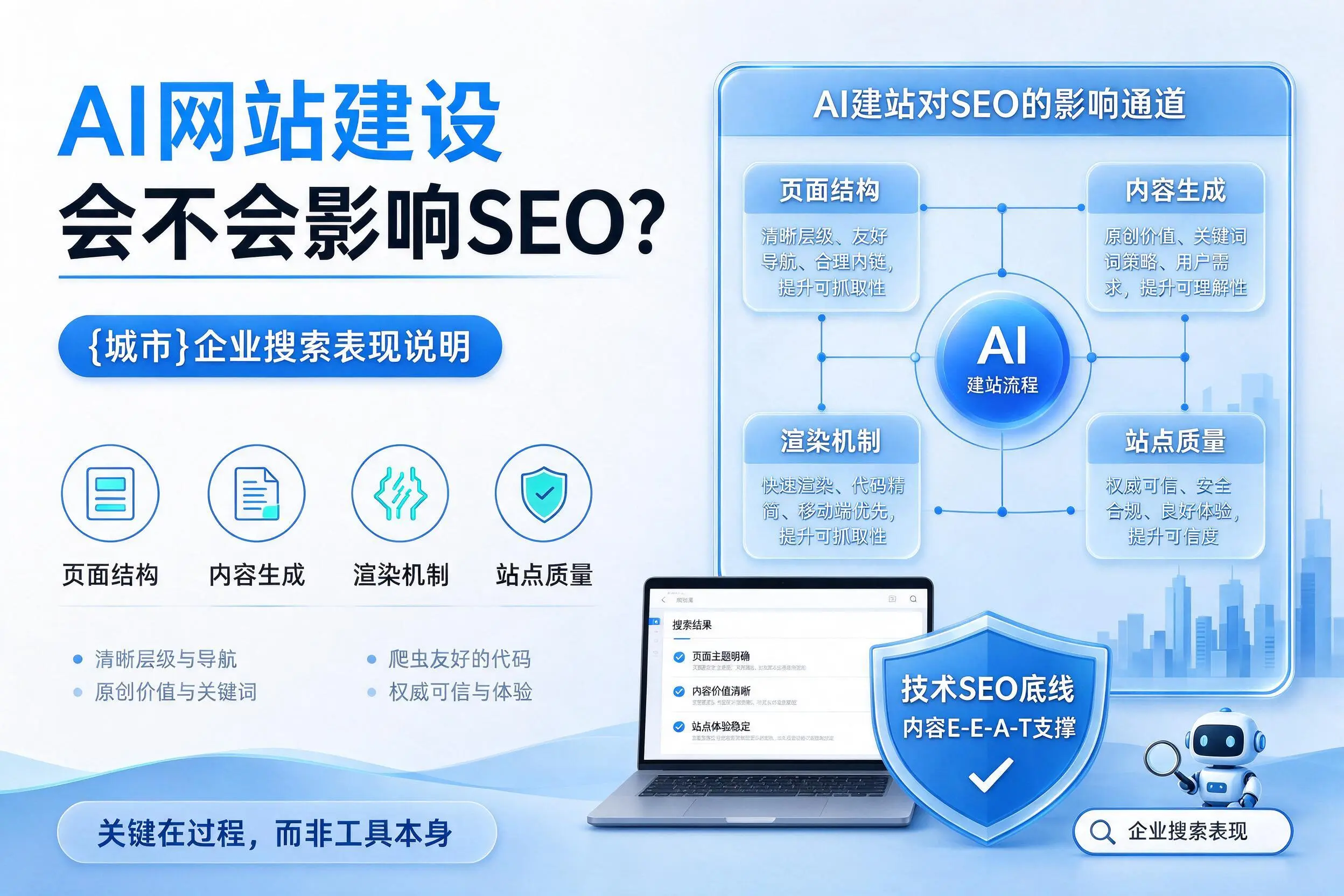 AI网站建设会不会影响SEO？厦门企业搜索表现说明