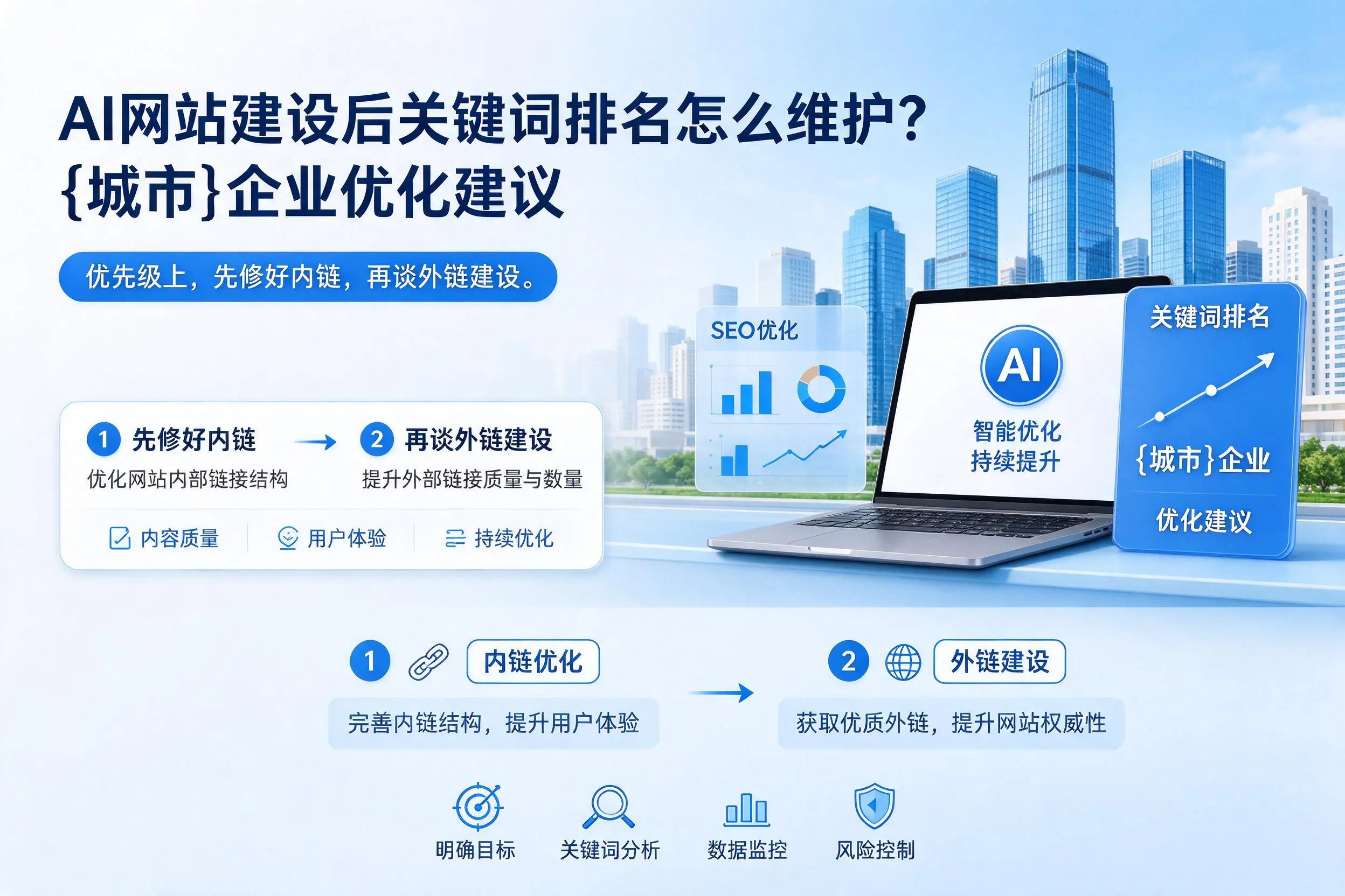 AI网站建设后关键词排名怎么维护?厦门企业优化建议