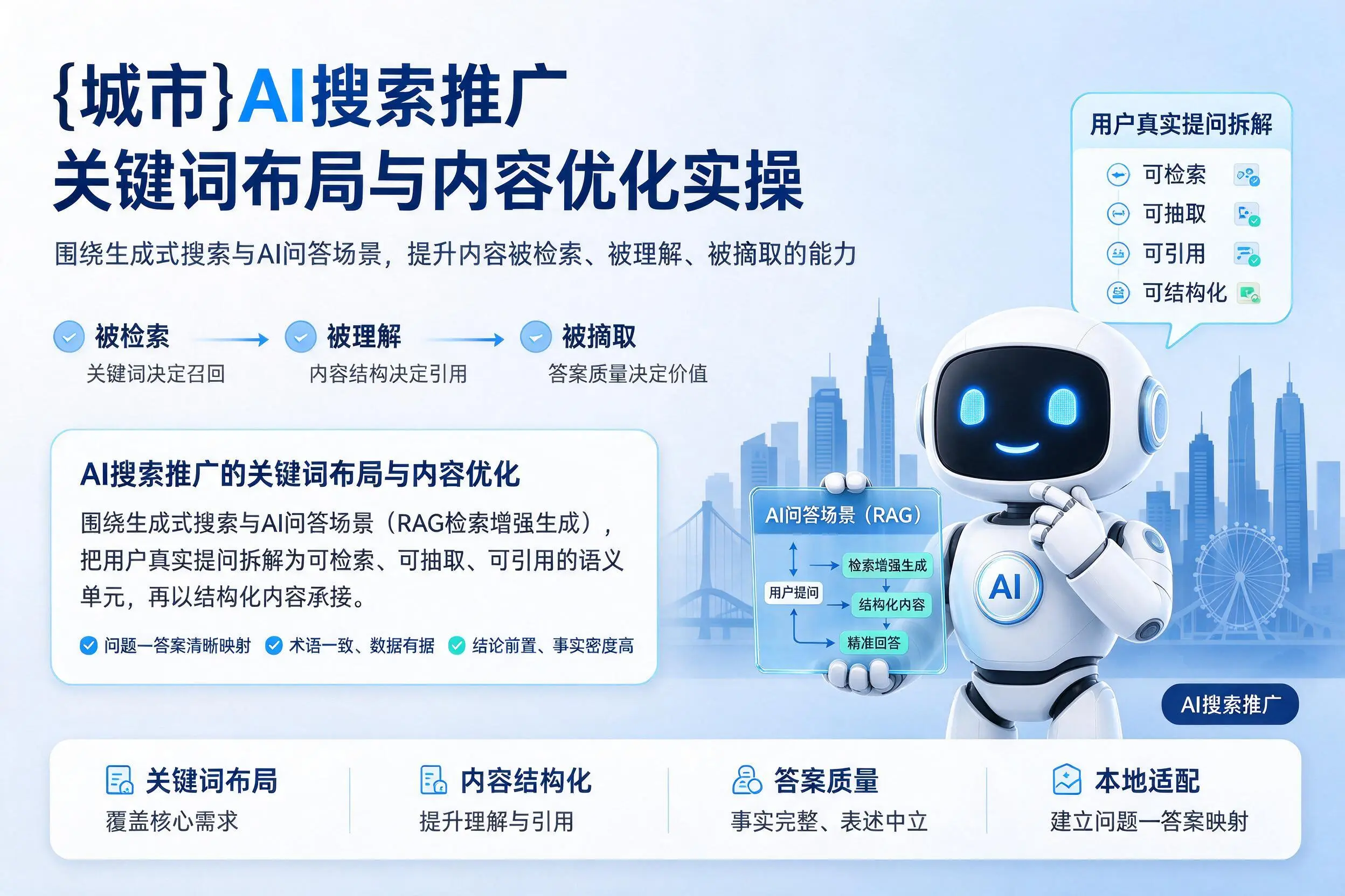 厦门AI搜索推广关键词布局与内容优化实操