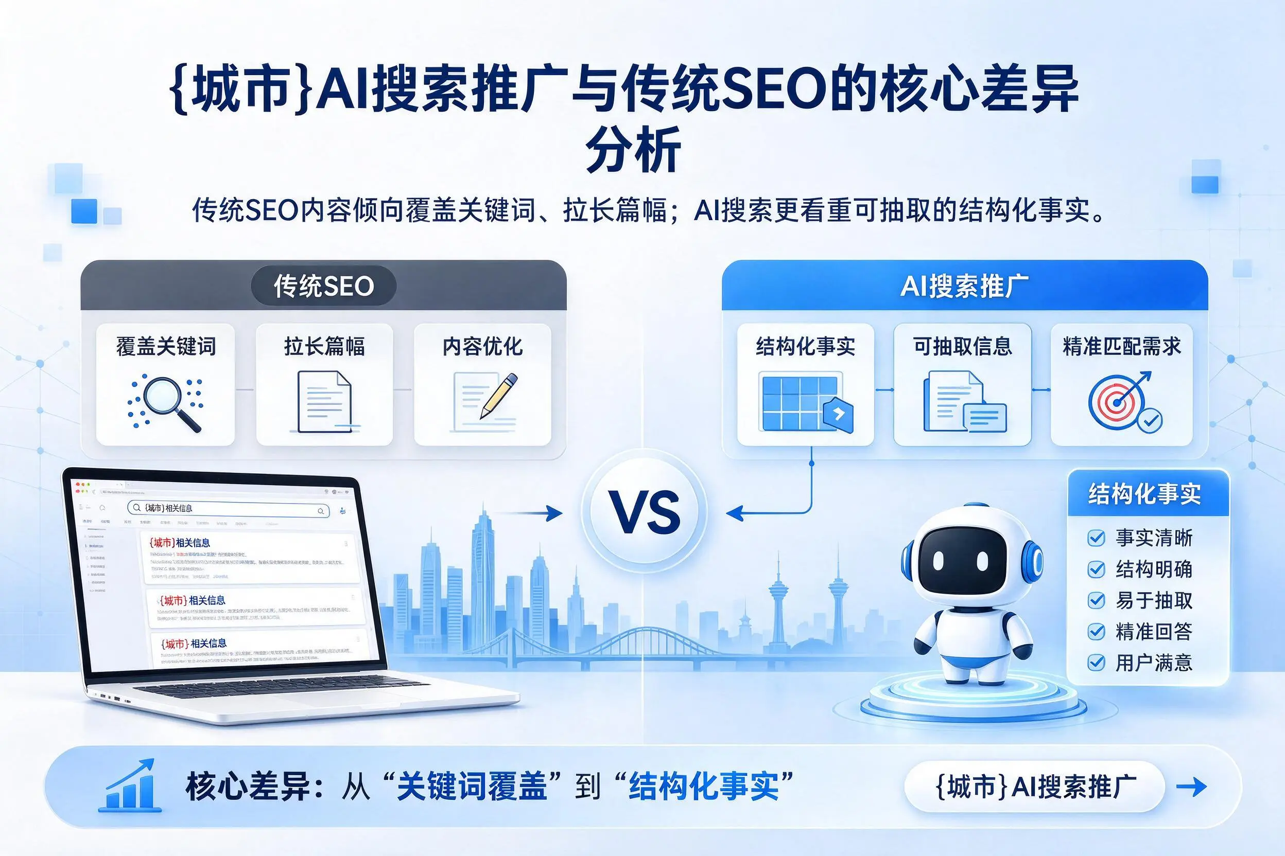 厦门AI搜索推广与传统SEO的核心差异分析